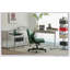 Chaise de bureau Green Velvet Criss Cross