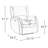Domingo Genuine Leather Power Recliner With Wingback Design-877374413