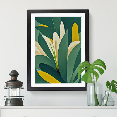 Tropical Leaves Abstract Vol.4 - Single Picture Frame Print