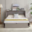 Cabinet Bed with Storage, Queen Bed ,Folding Foam Mattress & Oversized Drawers, Murphy Bed , Set of Sockets & USB Ports,Space-Saving Folding Murphy Bed-1566880692