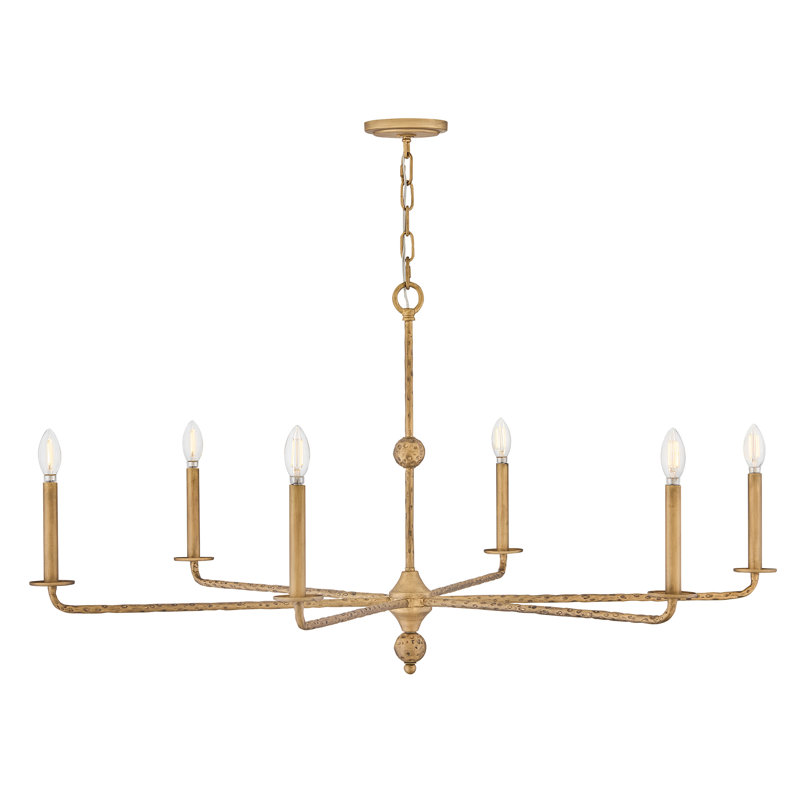 Hinkley Ansel Large Chandelier, 6 Lights