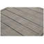 Table d'appoint en métal peint gris avec structure en fer pour une utilisation intérieure ou extérieure