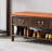 47.2in Retro style Shoe Storage Bench-108839407
