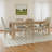 Laroche 6 - Person Extendable Four Leg Dining Set