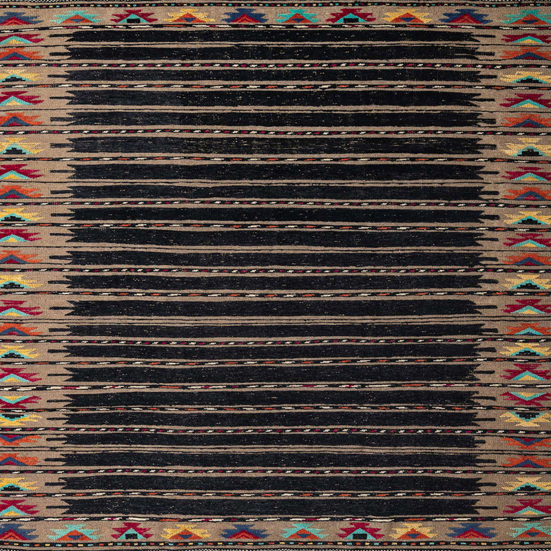 Abstract Indoor Rug, Square 5'
