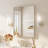 Bathroom Mirror with 1.2" Thick Aluminum Alloy Frame,Wall Mirror with Tempered Glass,Accent Mirror for Entryway,Dining Room,Bedroom-641160433-641160441