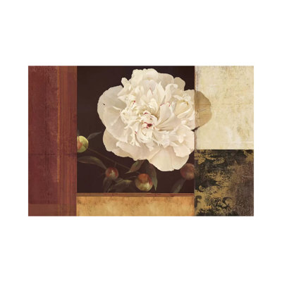 Bronzed Floral - Wrapped Canvas Painting