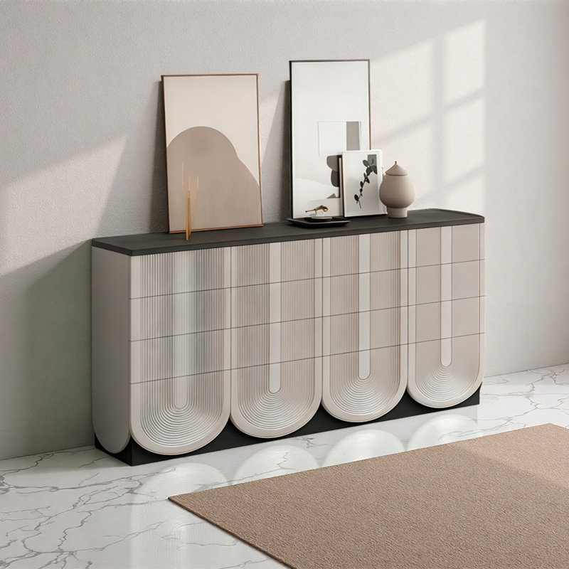 Buffet Modern, Noir/gris