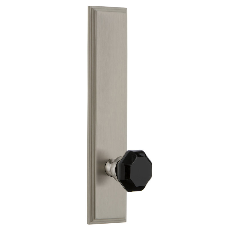 Poignée de porte Carre, Nickel satiné