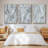 " Marbled White I " 3 Piece Art Set-97812200-97812203