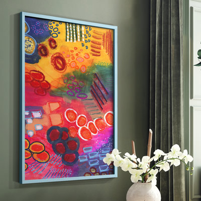 Vivaciously Changing II Framed Print - Solid Wood