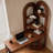 Retro-style practical highly functional desk