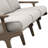 Saratoga Outdoor Teak Sofa In Pebble-123103140