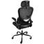 Chaise de bureau en tissu Lillienne
