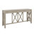 60'' Acacia Veneer Console Table With 4 Drawers, X-Design Entryway Table With Open Bottom Storage, Solid Acacia Legs-934939714