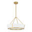 Luminaire suspendu DEL doré luxueux 24,25 po Framlingham-2139270022