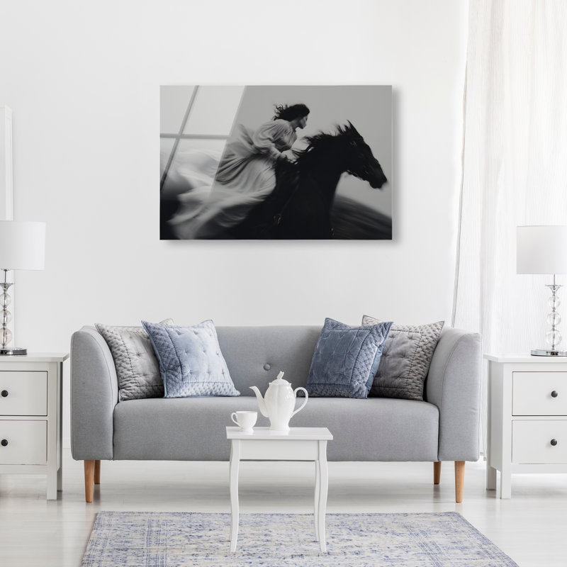 Spirit in Motion High-Gloss Frameless Acrylic Glass Wall Art Animals Print by Oliver Gal, Ready to Hang, 15 x 10, 20"H x 30"W