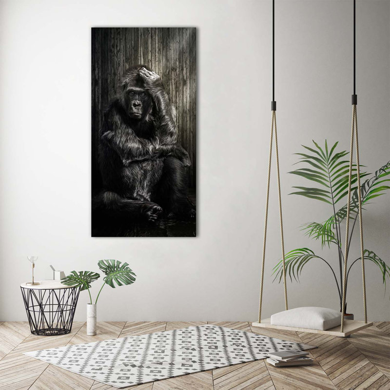 Gorilla - Wrapped Canvas Print
