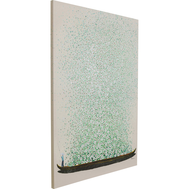 FLOWERBOAT Flower Boat - Wrapped Canvas Art Prints, 160cm H x 120cm W