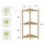 Patsones Solid Wood Bathroom Shelves