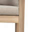 Tabouret de bar d'extérieur Abaco, bois clair avec coussin beige, ensemble de 2-845706080