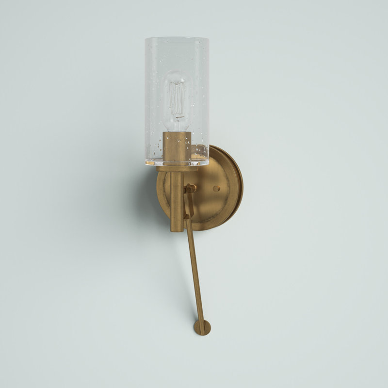 Collier 1-Light Armed Sconce, Heritage Brass