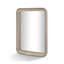 Cove Portrait Mirror, Champagne Silver