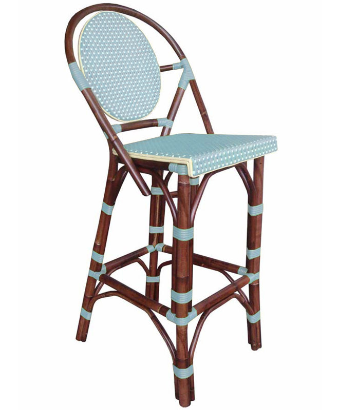 Minturn Outdoor Stool, Blue