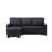 Upholstered Pull out Sectional Sofa with Chaise