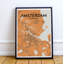 Amsterdam City Map - No Frame Print-243956601