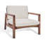 Chaise de patio avec coussins Nicholson