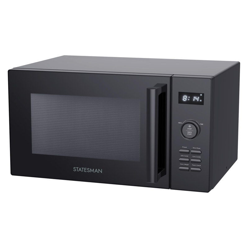 Statesman 25L 900W Digital Combination Microwave Black, Black, 6.86