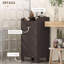 Rangement pour salle de bain de 31 po, armoire à paniers inclinable, panier de rangement pour améliorer l'organisation, café, optimisation