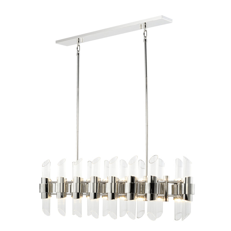 Lustre 32 lumières pilier, Chrome