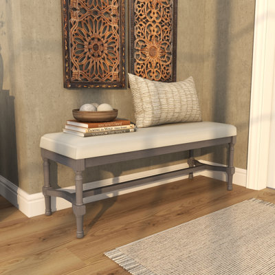 Alphus Linen Upholstered Bench