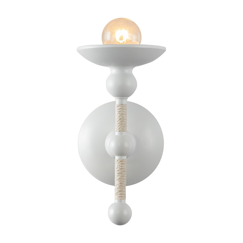 Nadine 1 - Light Bath Sconce, Matte White