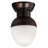 Glass Semi Flush Mount