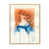 Toile avec cadre flottant brun