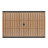 Agit Indoor/Outdoor Square Steel Framed Table with 4 Stackable Faux Teak Chairs-69347601-69347602