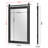 Keira-Mai Barn Door Bathroom Mirror, Black Wood Frame Wall Mounted Vanity Mirror with Metal Hanging Rod, Farmhouse Industrial Rectangle Wall Mirror for Bathroom-1214352522-1237467135