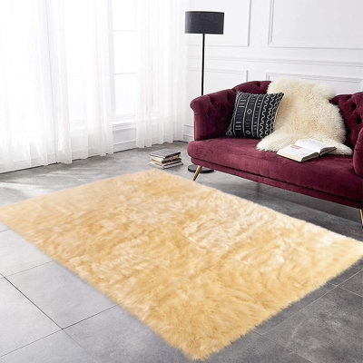 Kovacev Faux Sheepskin Indoor Rug