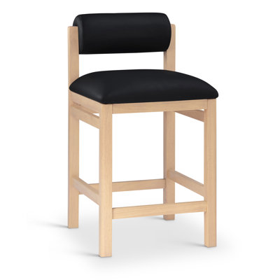 Frakes Vegan Leather Upholstered Counter Stool