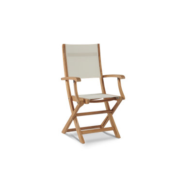 Amirrah Stella Teak Outdoor Dining Folding Armchair