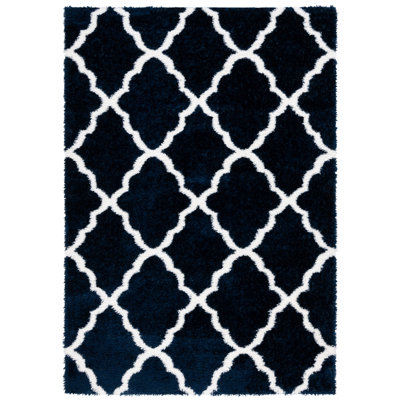 Danesha Tahoe Shag Performance Geometric Rug
