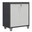 Armoire à outils roulante robuste Ackron avec portes verrouillables, rangement mobile pour garage avec tablette réglable et roulettes-705688044