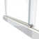 Seneca 56-60 in. W x 76 in. H Frameless Sliding Shower Door in Polished Stainless Steel