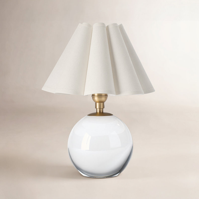 Giorgio Crystal Mini Lamp, Gold, White