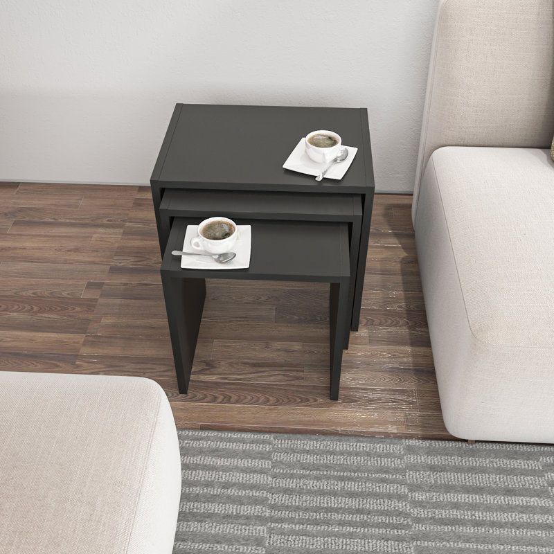 Acampo Nesting Tables, Anthracite