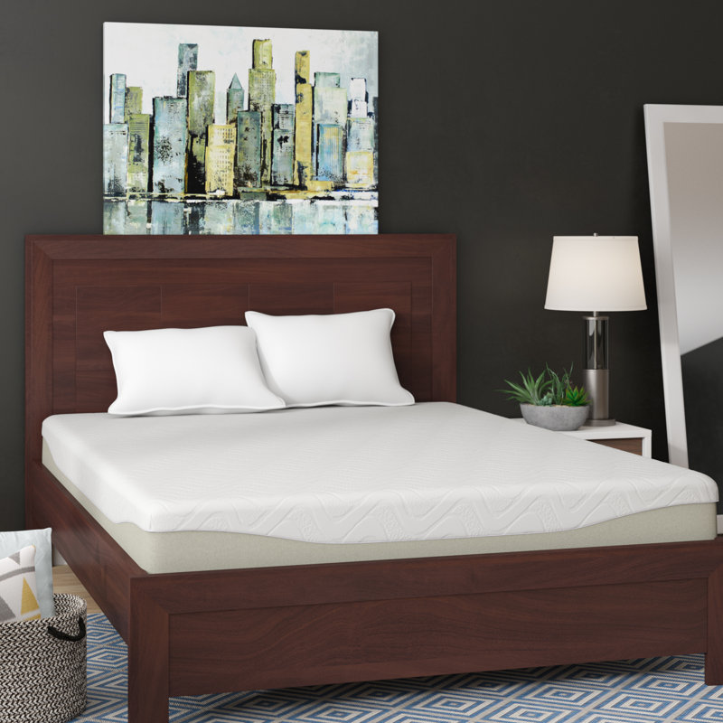 Sweitzer Medium Gel Memory Foam Mattress, Queen, 9"