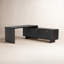 Posada L-Shaped Desk - Amber Oak Veneer-235049770